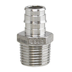 Stainless Steel Expansion PEX Male Adapters