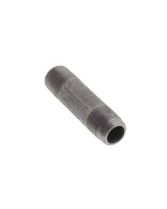 1-1/4" x 10-1/2" Black Nipple