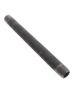 1/2" x 8-1/2" Black Nipple