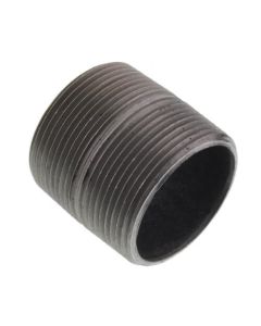 1-1/2" x Close Black Nipple