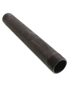 1-1/2" x 10-1/2" Black Nipple