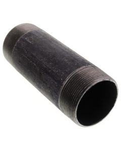 2" x 6" Black Nipple