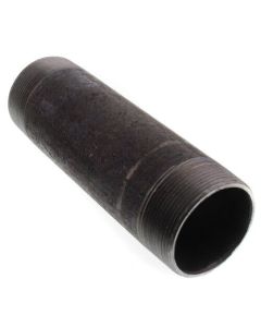 2" x 7" Black Nipple