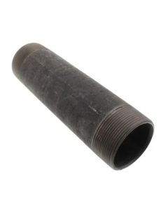 2" x 8" Black Nipple