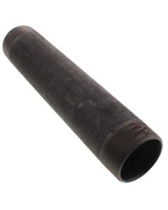 2-1/2" x 10-1/2" Black Nipple