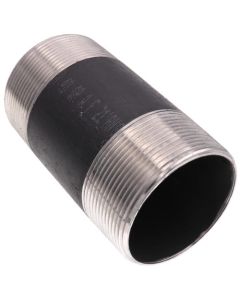 3" x 6" Black Nipple