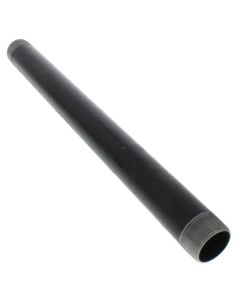 1-1/4" x 18" Black Nipple