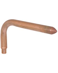 1" PowerPEX Crimp Copper Stub Out Elbow w/ Ear (6" x 8")