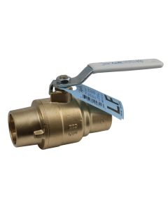 1" Solder Full Port 2-Piece Ball Valve (Lead Free)