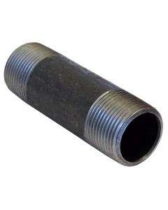 1" x 4" Schedule 80 Extra Heavy Duty Black Nipple