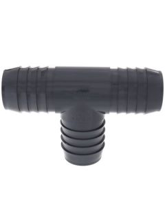 1-1/2" Barbed PVC Tee (Insert x Insert x Insert)