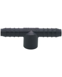 1-1/2" Barbed PVC Tee (Insert x Insert x FIPT)