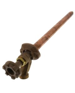 Model 14 12", 1/2" PEX Crimp Inlet Wall Faucet w/ Metal Handle