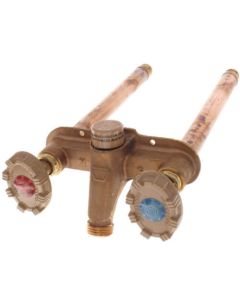 Model 22 6", 3/4 Expansion PEX Inlet Anti-Siphon Wall Faucet w/ Metal Handle