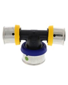 1/2" x 1/2" x 3/4" PEX Press PureFlow Polymer Tee