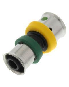 1/2" x 3/8" PEX Press PureFlow Polymer Coupling (Lead Free)
