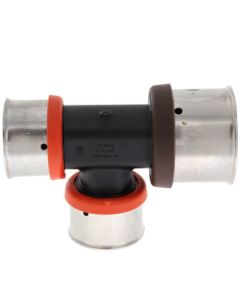 1-1/4" x 1" x 1" PEX Press PureFlow Polymer Tee