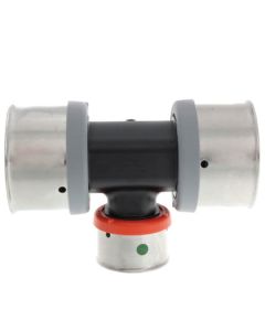 1-1/2" x 1-1/2" x 1" PEX Press PureFlow Polymer Tee
