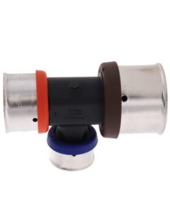 2" x 1-1/2" x 1" PEX Press PureFlow Polymer Tee