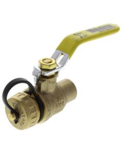 1/2" Sweat x Hose Full Port Ball Valve (Lead Free)
