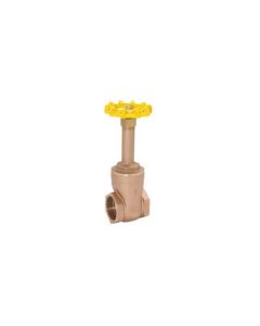 1" Threaded Gate Valve with Rising Stem (Lead Free)