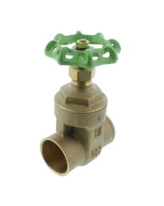 1-1/2" Solder Ends Gate Valve, Lead Free