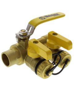 3/4" Sweat Full Port Purge & Fill Ball Valve