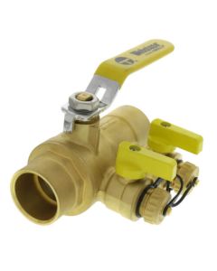 1-1/2" Sweat Full Port Purge & Fill Ball Valve