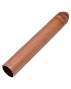 3/4" CTS x Spin Closed End Type L Copper Stub Out Bullet (6" Length)