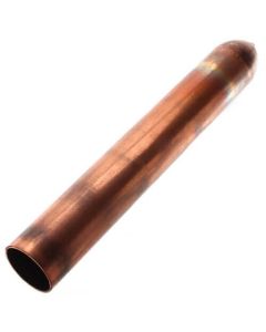 1" CTS x Spin Closed End Type L Copper Stub Out Bullet (8" Length)