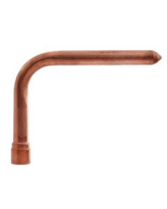 3/4" CPVC Socket Metalhead Copper Stub Out Elbow (6" x 8")