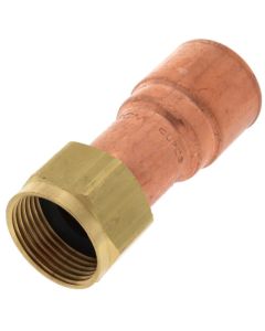 3/4" FIP Swivel x 3/4" CPVC Socket MetalHead Straight Short-N-Swivel Adapter (Lead Free)