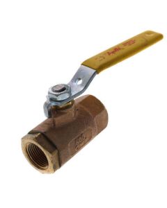 1" Standard Port Threaded Ball Valve w/ Steam Trim (43 Cv)