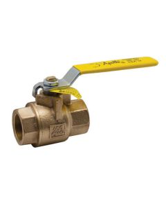 2" Full Port Contractor Series Threaded Ball Valve w/ Locking Handle (389 Cv)
