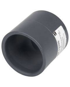 3" PVC Schedule 80 Coupling - No Stop