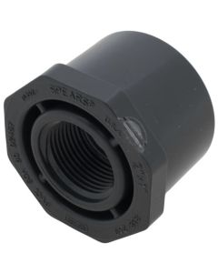 2" x 1" PVC Sch. 80 Flush Style Reducer Bushing (Spigot x FPT)