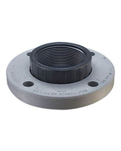 6" PVC Schedule 80 Van Stone Flange w/ Glass Filled PVC Ring (FIPT)