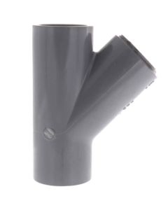 2" x 2" x 1/2" CPVC Schedule 80 Reducing WYE Socket Connection (235 PSI)