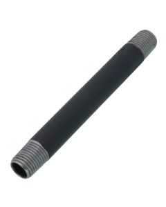 1/4" x 4-1/2" Black Nipple