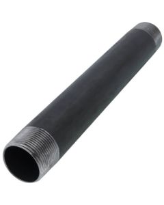 1-1/4" x 11" Black Nipple