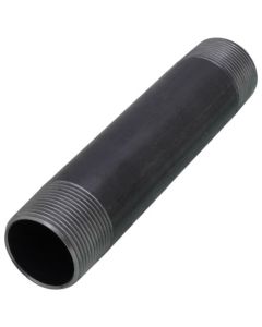 1-1/4" x 7" Black Nipple