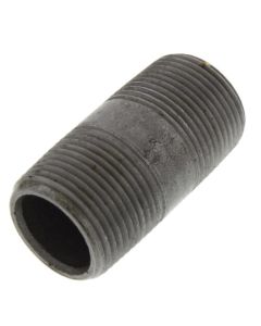 1" x 2-1/2" Schedule 80 Heavy Duty Black Nipple