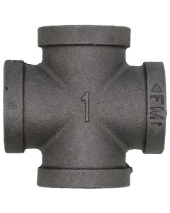 1" Black Cross