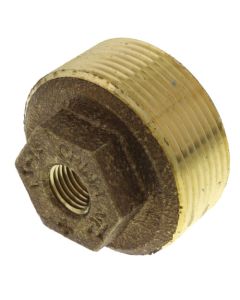 1-1/2" x 1/4" MIP x FIP Brass Bushing (Lead Free)