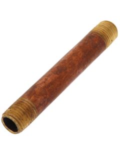 1/4" x 3-1/2" Brass Nipple (Lead Free)
