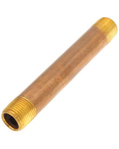 3/8" x 4-1/2" Brass Nipple (Lead Free)