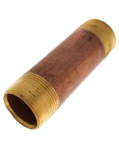 1-1/4" x 5" Brass Nipple (Lead Free)