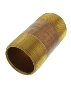 1-1/2" x 3-1/2" Brass Nipple (Lead Free)