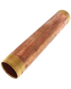 2" x 12" Brass Nipple (Lead Free)