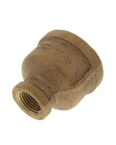 1-1/4" x 1/2" FIP Brass Coupling (Lead Free)